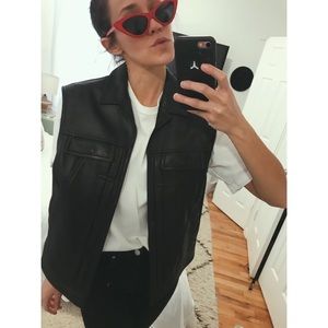 Rag & bone leather vest